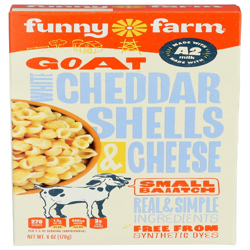 Funny Farm Entree Goat Chs Wht Chedr 6 OZ