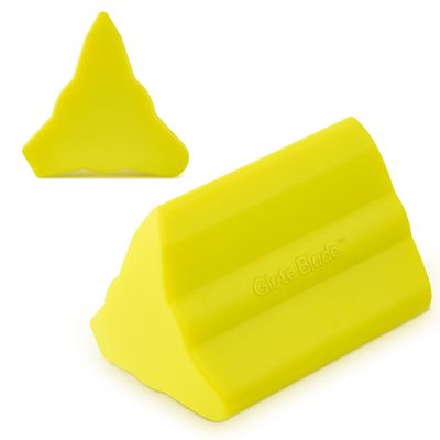 GLUTE BLADE Piriformis Massage Roller, Targeted Trigger Point Massager Tool for Hip, Leg, Lower Back, Muscle Knot Release and Sciatica, 3 Different Heads, Medium Density, Yellow