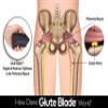 GLUTE BLADE Piriformis Massage Roller, Targeted Trigger Point Massager Tool for Hip, Leg, Lower Back, Muscle Knot Release and Sciatica, 3 Different Heads, Hard Density view 3