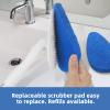 Qaestfy Shower Bathtub Tub and Tile Scrubber Brush with 51'' Adjustable Long Handle Cleaning Brushes Lock in Place Scrub Brush Head for Bathroom Wall Floor Scrubbing Model QAE008 view 3