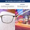 Kafirlo Bifocal Reading Glasses Women Men Clear Upper Blue Light Blocking Computer Readers No Line Wide Frame Bluelight Progressive Transition Driving Eyeglass Ultralight Stylish Designer Eyewear 2.00 view 3