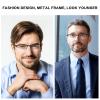 Kafirlo Half Frame Bifocal Reading Glasses for Men Fashion Blue Light Blocking Computer Reader Ultralight Designer Rimless Eyewear 1.5 view 2