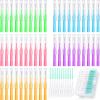 Zopeal 250 Pieces Braces Flossers Interdental Brush for Cleaner Tooth Toothpick Dental Teeth Flossing Picks Head Oral Dental Hygiene Cleaning Tool Soft Cleaners(Fresh Color) view 1