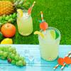 Vesici 100 Pcs Orange White Striped Paper Straws Cute Fruit Themed Disposable Drinking Straws for Baby Shower Birthday Carnival Summer Decoration Supplies Party 0.24 x 7.76 Inches view 4