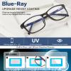 Kafirlo Bifocal Reading Glasses Women Men Clear Upper Blue Light Blocking Computer Readers No Line Wide Frame Bluelight Progressive Transition Driving Eyeglass Ultralight Stylish Designer Eyewear 3.00 view 4