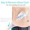 Waterproof Shower Cover Shields for Dialysis Port Picc Line Chest Catheter PD Peritoneal Dialysis Chemo Port Feeding Tube G-Tube Patient Shower Protector, 6"x6"(Pack of 50) view 4