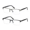 Kafirlo Half Frame Bifocal Reading Glasses for Men Fashion Blue Light Blocking Computer Reader Ultralight Designer Rimless Eyewear 2.5 view 1