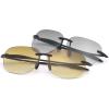 2 Pairs Rimless Bifocal Reading Sunglasses UV400 Protection Sports Outdoor Unisex Sun Readers Blue Light Blocking Glasses for Men and Women Driving Safety Eyeglasses Tinted Lens Shades Eyewear 3.5 view 1