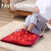 Gintao Electric Heated Foot Warmers for Men and Women,Foot Heating Pad Electric with Fast Heating Technology,Heating Pad Feet Warmer Auto Shut Off with 3 Temperature Setting,2220 inches,Red view 4