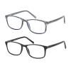 Kafirlo Bifocal Reading Glasses Women Men Clear Upper Blue Light Blocking Computer Readers No Line Wide Frame Bluelight Progressive Transition Driving Eyeglass Ultralight Stylish Designer Eyewear 2.50 view 1