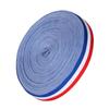 10M Tricolour Decorative Nylon Ribbon Red White Blue for Accessory Making Gift Wrapping National Celebrations (10M X 25MM) view 1