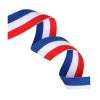 10M Tricolour Decorative Nylon Ribbon Red White Blue for Accessory Making Gift Wrapping National Celebrations (10M X 20MM) view 2