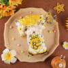 Whaline 150Pcs Spring Bee Party Cello Bags 3 Design Honey Bee Cellophane Bags with Gold Twist Tie Cute Plastic Party Candy Goodie Treat Bags for Birthday Baby Shower Party Favor Supplies view 3