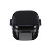Yardwe Denture Bath Case Cup Box Portable False Teeth Holder Storage Soak Container Orthodontic Retainer Case with Strainer Basket for Travel Cleaning Black view 1