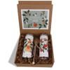 Apples & Oranges Teacher's Tea Gift Basket by La Tea Dah, Unique Teachers Appreciation Gifts, Two Assorted Flavors & One Honey Stirrer in Gift Box (12 Sachets) view 1