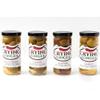 Crying Tongue Stuffed Olives Gift Box | Dirty Martini Mix Cocktail & Cheese Board Garnish | Variety Pack Green Olives Stuffed with Blue Cheese, Garlic, Jalapeno, and Pimento | Pack of 4 | 5oz view 1