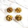 Crying Tongue Stuffed Olives Gift Box | Dirty Martini Mix Cocktail & Cheese Board Garnish | Variety Pack Green Olives Stuffed with Blue Cheese, Garlic, Jalapeno, and Pimento | Pack of 4 | 5oz view 2