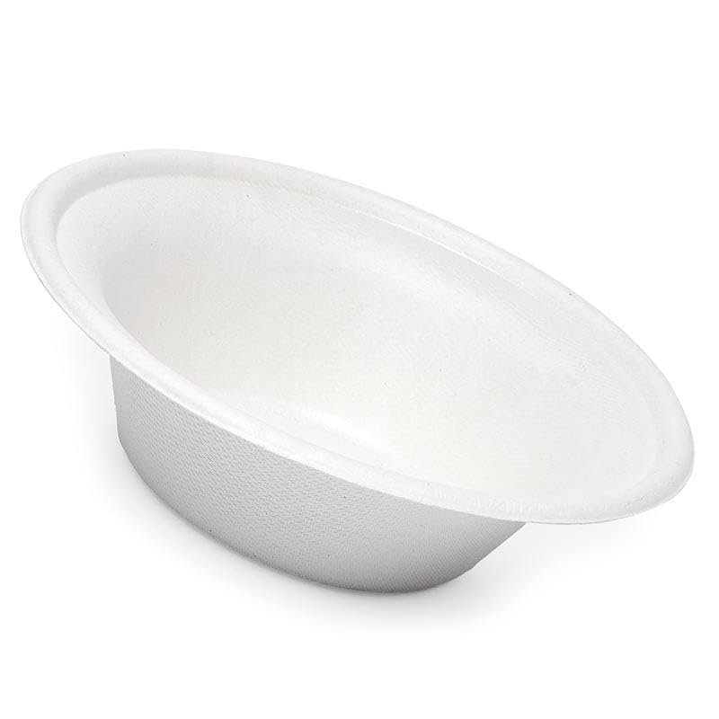 Biodegradable Sugarcane Bowl, 12 Oz., White, Case 1000 | Quantity: 1000