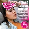 Perfect Remedy 2-Pack Gel Ice Packs for Injuries, Soft and Flexible Hot & Cold Compress, Soothing Ice Pack Aid for Sprains Strains & Soreness conditions, Alternative to Hot Water Bottles (Pink, Large) view 4