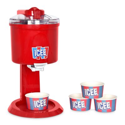 iscream Genuine ICEE at Home Soft Serve Ice Cream Maker for Classic Shakes and Drinks