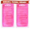 Perfect Remedy 2-Pack Gel Ice Packs for Injuries, Soft and Flexible Hot & Cold Compress, Soothing Ice Packs Aid for Sprains, Strains & Soreness conditions, Alternative to Hot Water Bottles (Pink, Reg) view 1