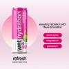 Wet Hydration | Functional Wellness Water, Non-Carbonated - Watermelon Lemon Lime (12 Ounce Cans, Pack of 12) - Flavored Water, Hydration Drink, No Sugar, No Artificial Ingredients, Zero Calories view 4