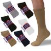 Diamond Star Diabetic Socks For Men Women Non-Binding Doctor Approved Diabetic Crew Socks (10-13) view 3