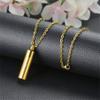 Rofusn Cross Celtic Knot Cremation Urn Keepsake Pendant for Ashes/Pet Ash Memorial Gift, Capsule Pendant Necklace Jewelry-Gold view 3