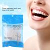 50/100PC Floss Pick Dispenser, Dental Floss Sticks,Portable Storage Box Toothpicks Flossers for Home Travel Hotel,More Hygienic,Good Elasticity (1Pack (100pc)) view 2