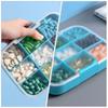 Medicine Organizer Large Compartment Tablets Case for Travel Durable Storage Tight Seal for Vitamins Daily Medication view 3