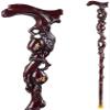 NUBAOzy Wooden Cane Walking Stick Natural Wooden Walking Sticks with Handle Massage Function Walker Assisting Unisex Wooden Stick for The Elderly-Mobility Walking Stick Wood Canes view 1
