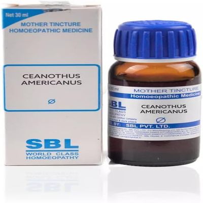 SBL Homeopathic Ceanothus Americanus Mother Tincture 1X (Q) (30ml)