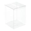 BENECREAT 15Pcs Clear Gift Boxes Rectangle Transparent PVC Favor Boxes 3.9x3.9x5.5'' for Wedding Party Treat Candy Cupcakes, Mother's Day Festival Gift Packaging view 1