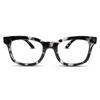 2SeeLife Wide Reading Glasses for Women  Medium-Large Fit, Thick & Sturdy Frame, Spring Hinges, Premium Designer Readers, Gray Leopard, +3.00 view 1