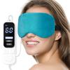 Ezona Heated Eye Mask, Warm Eye Compress Mask, USB Electric Eye Heating Pad with Temperature & Timer Control, Dry Eye Mask for Dry Eyes Blepharitis Sinus Migraine Stye MGD Puffiness Blue view 1