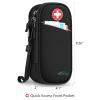 MEDMAX Insulin Cooler Travel Case with 2 Ice Pack, Water Resistant Insulated Diabetic Medication Organizer Carrying Bag with Extra Pouch for Insulin Pen and Other Diabetic Supplies (Black) view 4