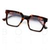 2SeeLife Oversized Square Blue Light Reading Glasses for Women (Tortoise, +3.00) view 2