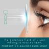 2SeeLife Oversized Square Blue Light Reading Glasses for Women (Tortoise, +3.00) view 3