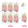 100 Floral Guest Napkins 3 Ply Bathroom Napkins Guest Disposable, Blossom Flowers Dinner Napkins, Decorative Hand Towels for Bathroom Holiday Wedding Baby Shower Birthday Party view 3