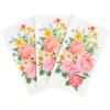 100 Floral Guest Napkins 3 Ply Bathroom Napkins Guest Disposable, Blossom Flowers Dinner Napkins, Decorative Hand Towels for Bathroom Holiday Wedding Baby Shower Birthday Party view 4