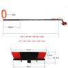 WZFANJIJ Window Clean Washing Set Equipment Telescopic Extension Pole Cleaning Kit Suitable for Window Cleaning, Photovoltaic Panel Cleaning, Trucks,9M/30FT view 4