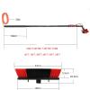 WZFANJIJ Window Clean Washing Set Equipment Telescopic Extension Pole Cleaning Kit Suitable for Window Cleaning, Photovoltaic Panel Cleaning, Trucks,6M/20FT view 3