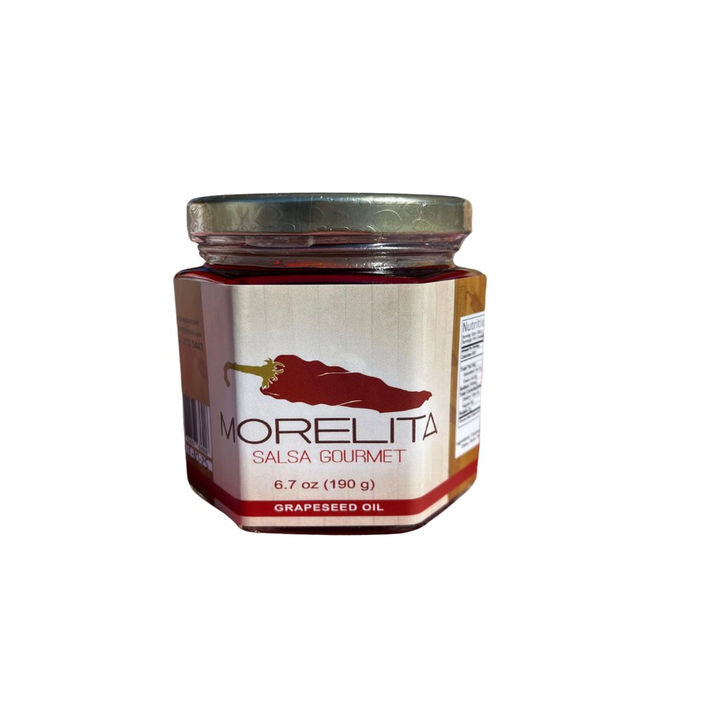 Morelita Salsa Gourmet, Grapeseed Oil Based Salsa with Morita Peppers 6.7 oz and 8.6 oz (8.6)