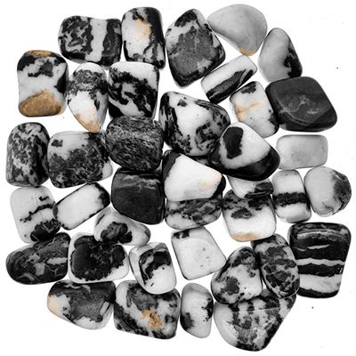 Apex Magnets Zebra Jasper Tumbles - 1/2 to 1 inch Pieces - Bulk Lot - 1 lb Pound Lot