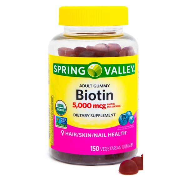 Antony Spring Valley Biotin, Adult Gummies, 150 Gummies