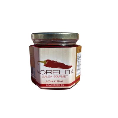 Morelita Salsa Gourmet, Grapeseed Oil Based Salsa with Morita Peppers 6.7 oz and 8.6 oz (6.7)