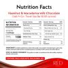 Red Delight Hazelnut and Macadamia Milk Chocolate Snack Bars - Pack of 24 Diamond-Shaped Milk Chocolates (22.08oz) with Rich Cocoa Flavor - European-Style Chocolates - No Added Sugar and Kosher view 2