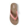 OKABASHI Women's Breeze Flip Flop (Toffee/Coral, ML) | Contoured Footbed w/Arch Support for All-Day Comfort | Slip-Resistant & Waterproof | Sustainably Made in The USA view 1