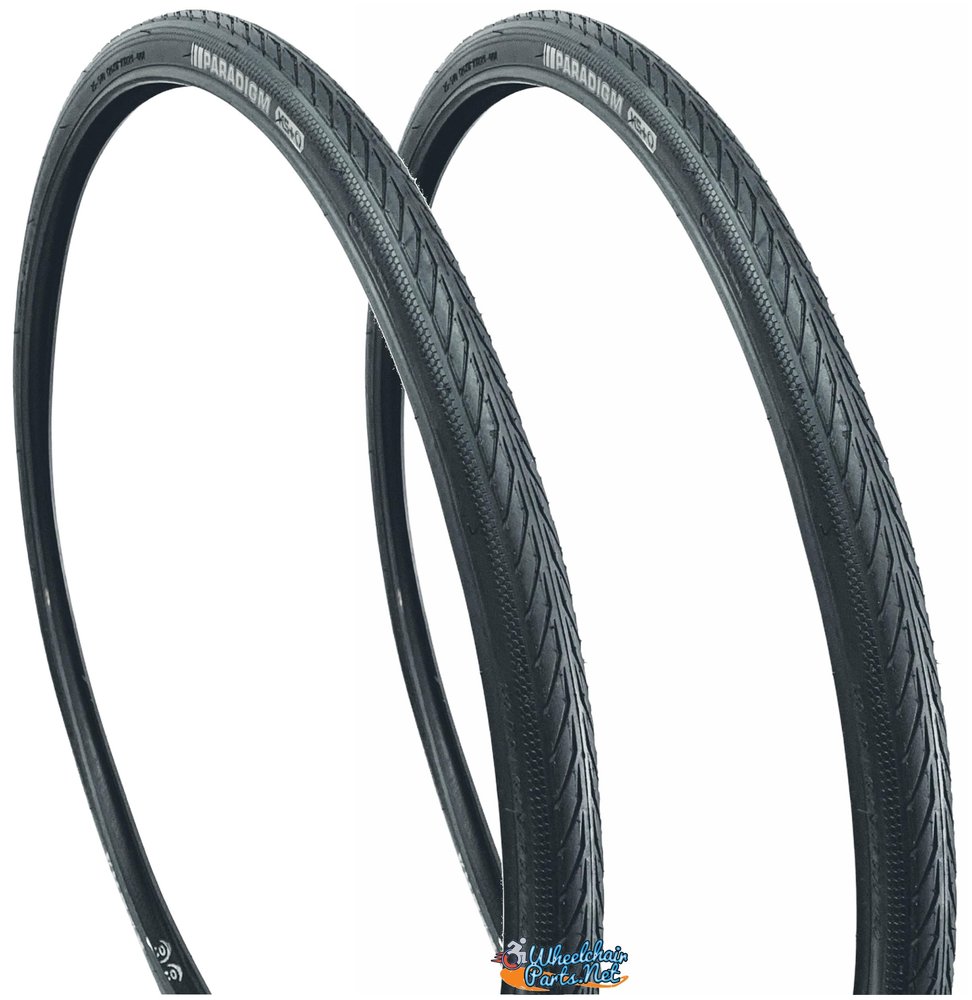 Paradigm Wheelchair Tire 26" x 1". This is an AIR - Pneumatic Tire and requires Inner Tubes (Not included)