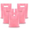 40PCS Pink Plastic Gift Bags Candy Bag Die Cut Plastic Bags are Sturdy Party Assorted Gift Bag view 1